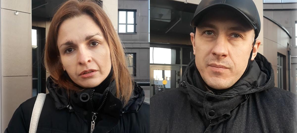 Родители отчисленного студента Михаила Якушевича. Источник: "Брестская газета"