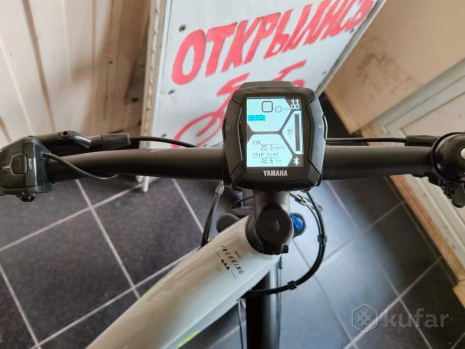 Дисплей на велосипеде с мотором Yamaha. Фото: kufar.by