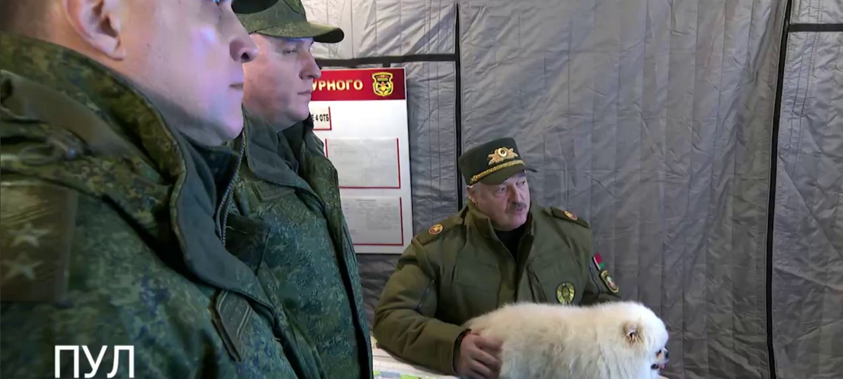 Лукашенко на полигоне