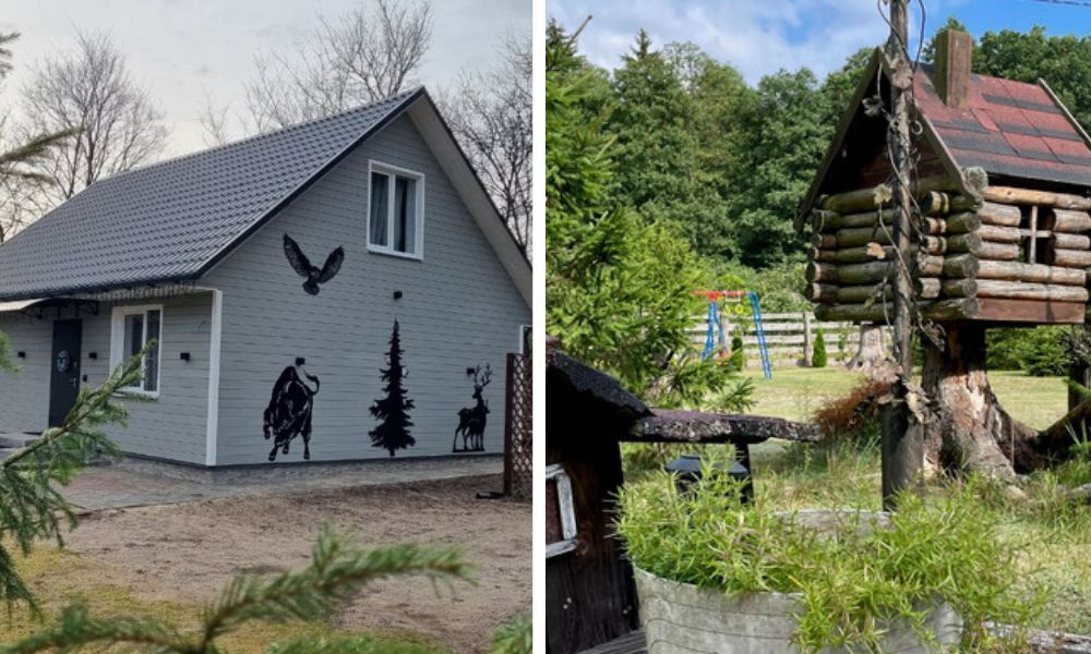 Внешний вид и территория в агроусадьбе «Магия леса» в Беловежской пуще за $109/сутки.