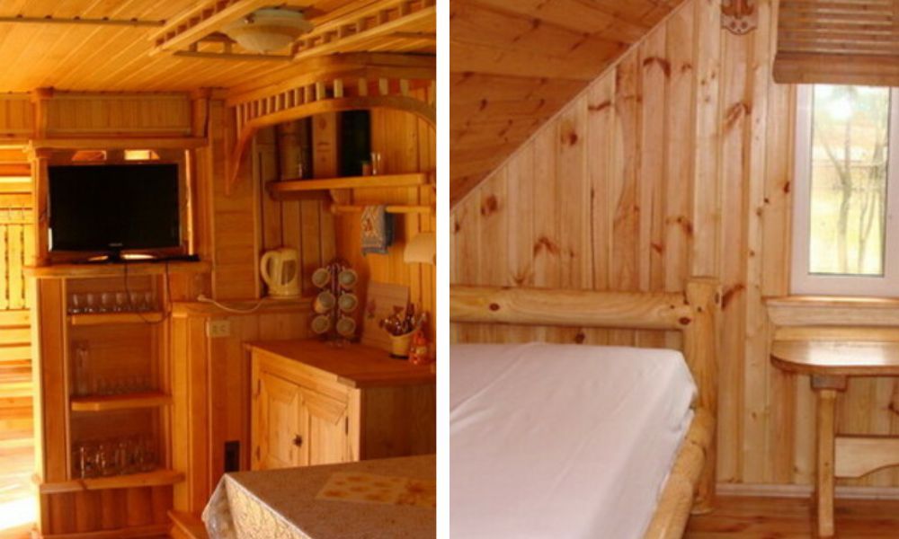 Интерьер в агроусадьбе «Ежонка» за $125/сутки.