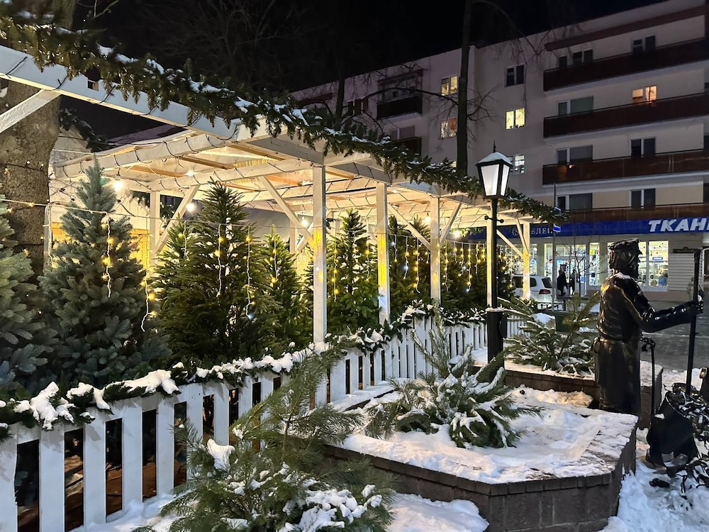 Елочные базары на Гоголя в Бресте. Фото: «Любимый Брест».