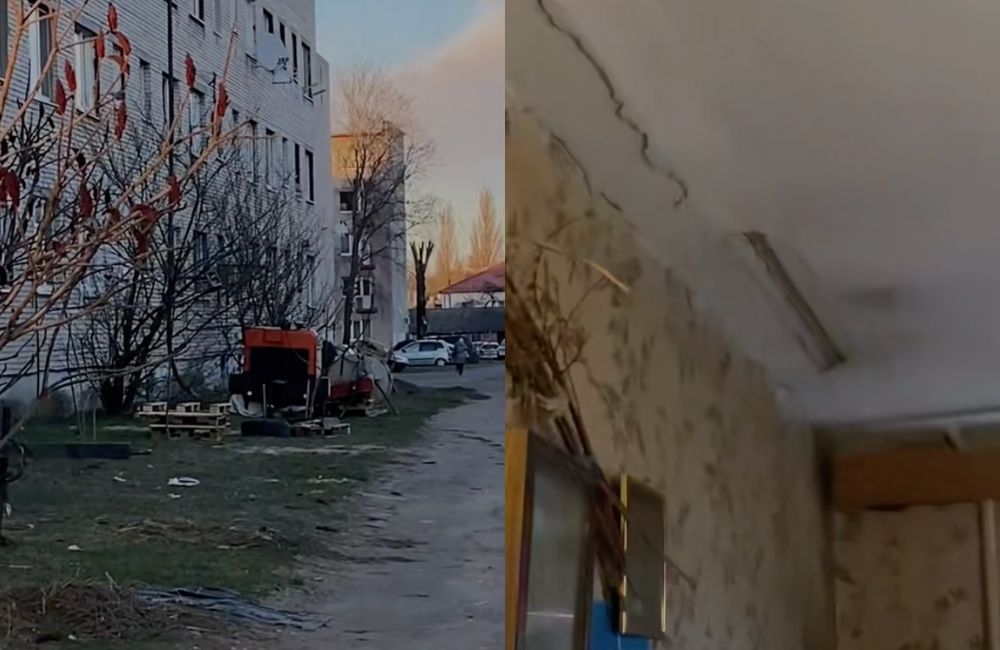 Дом на ГОБК, 52 и состояние стен в одной из квартир. Скриншот видео в TikTok