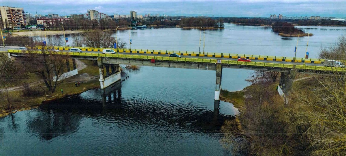 Вид на мост через Мухавец в Бресте