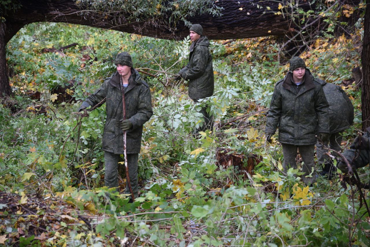 Брестчане на субботнике 25 октября 2025 года.