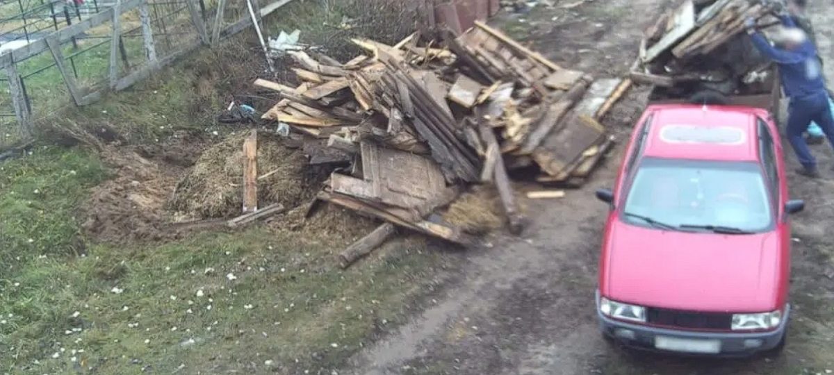 Мусорная свалка в Быхове