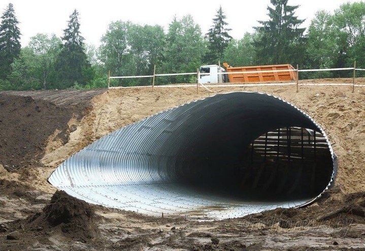 Тоннель для животных на трассе Р46