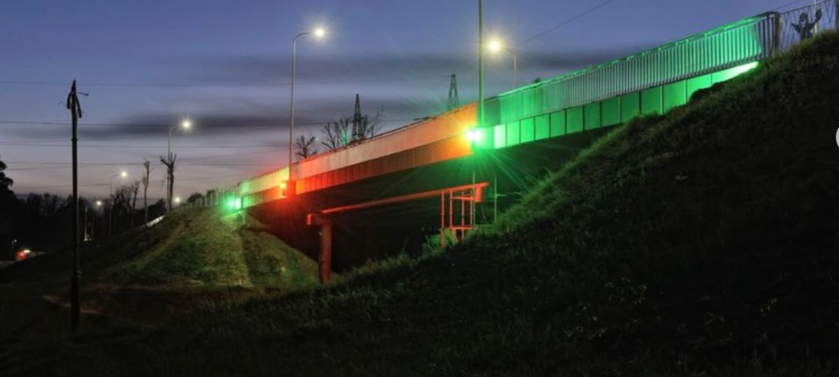 Обновленный мост в Бобруйске
