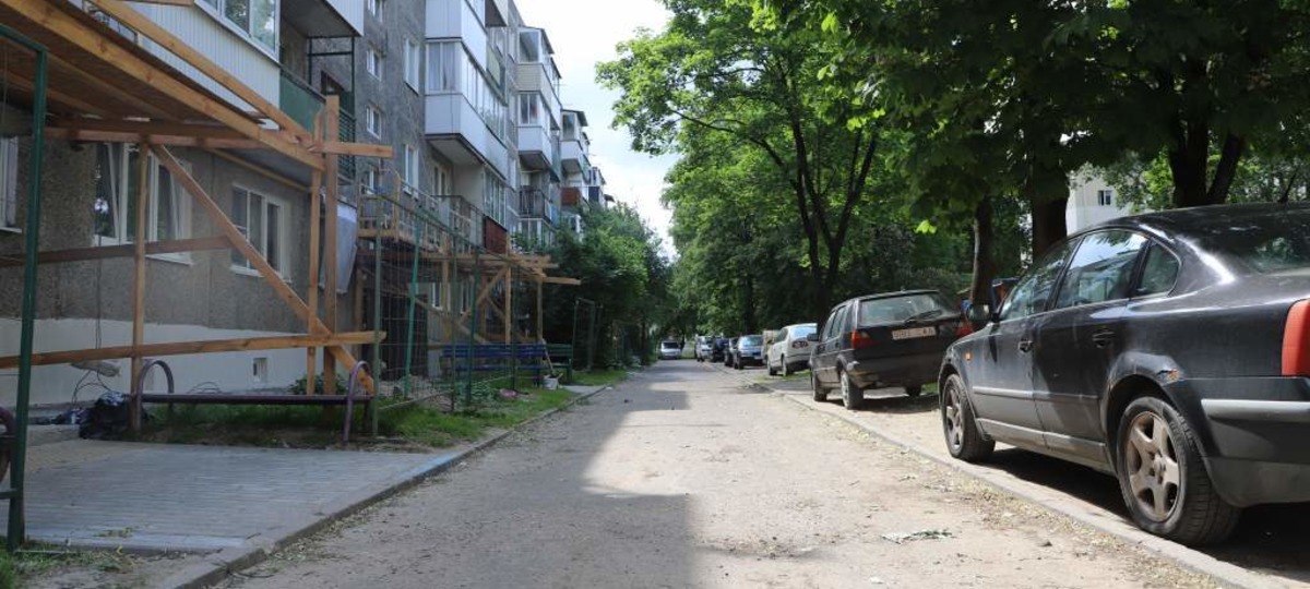 Двор дома на улице Горького в Гродно. Фото: Гродненская правда