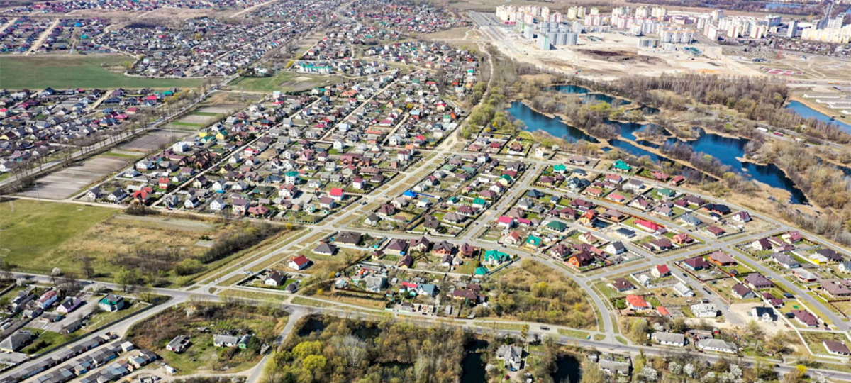Гершоны в Бресте с высоты птичьего полета. Фото: ВаськаПилот